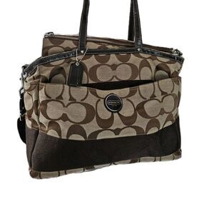 Coach Signature Brown Crossbody Bag